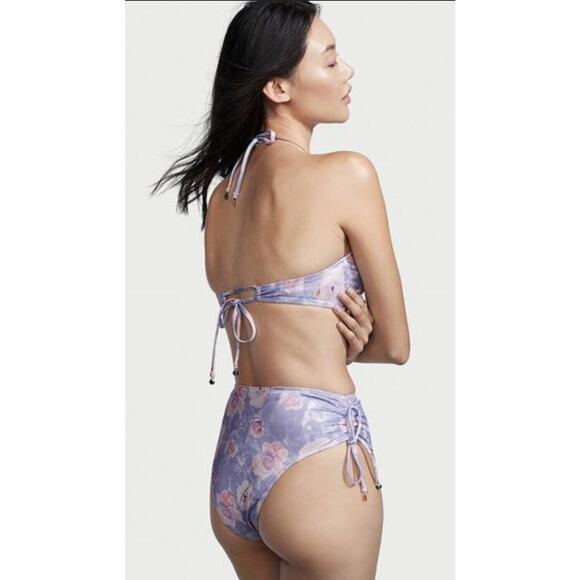 Victoria's Secret Ruched Wicked Swim Top & High Waist Cheeky Bikini Bottom Set - Picture 2 of 5